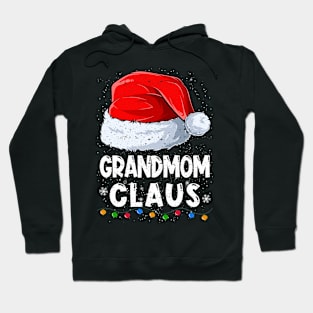 Grandmom Claus Christmas Santa Family Matching Pajama Hoodie